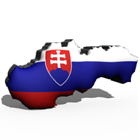 Karte Slowakei 3d
